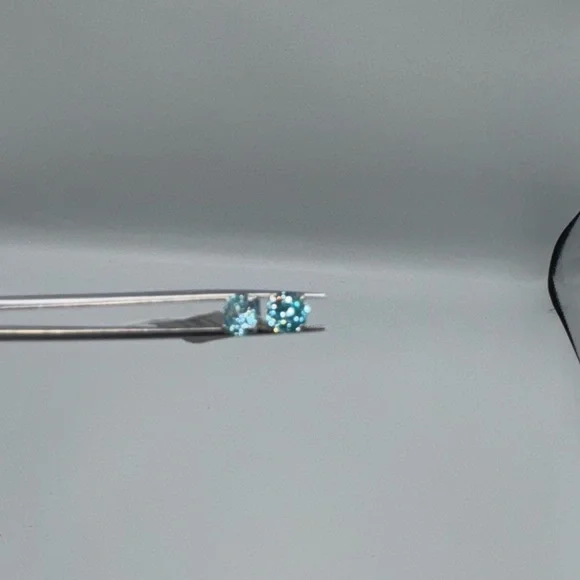 0.75ct Aquamarine Studs - Picture 9 of 10